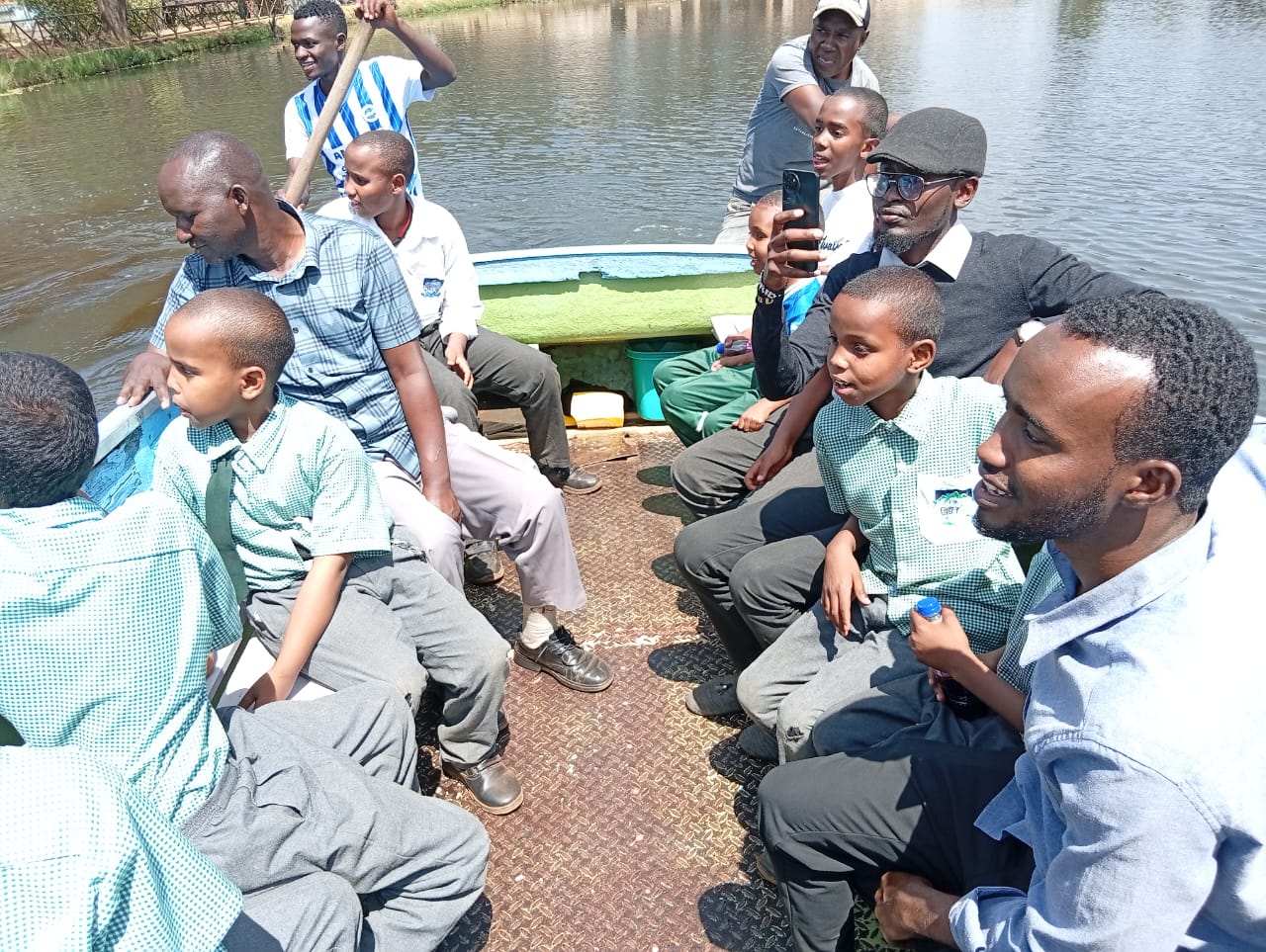 Boat Trip Students